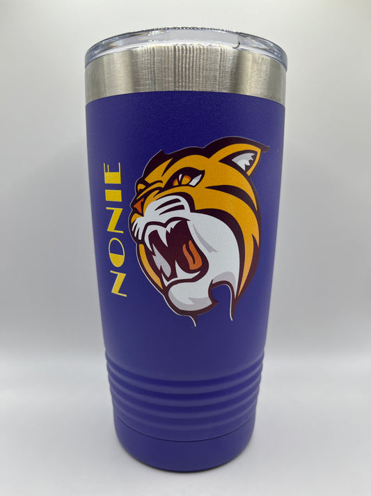 20 oz Purple Custom Wild Rose Tumbler